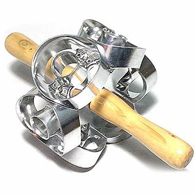 1pc Stainless Steel Dough Cutter With Scale, Knife For Cutting Bread, Pastry  And Muffins