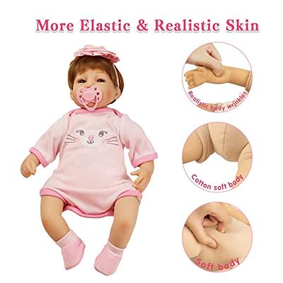 Zlgkjk Reborn Sleeping Baby Dolls Girl, Realistic Newborn Dolls with Soft  Vinyl Silicone Full Body, 18 Inches Lifelike Baby Dolls for 3+ Year Old  Girls, Kids : Toys & Games, bebe reborn