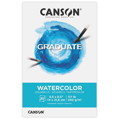 Canson Graduate 5.5 x 8.5 Sketch Paper Pad (40 Sheets), Art Paper for Adults and Students