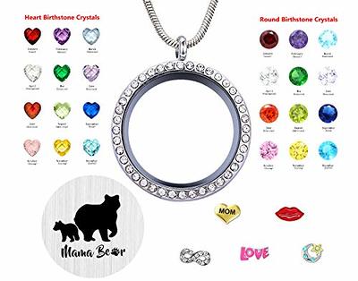 DIY Mother's Charms for Floating Locket Necklace