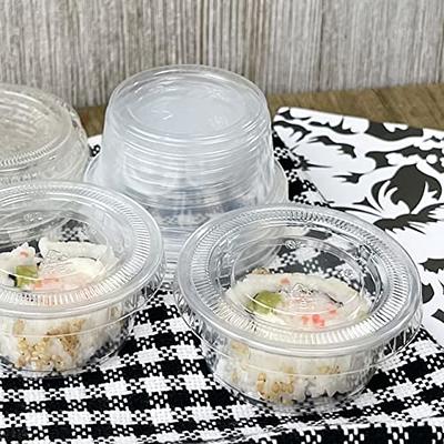 Youngever 7 Sets Plastic Parfait Cups, Reusable Plastic Dessert