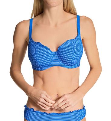 Freya Women's Ocean Calling Underwire Sweetheart Bikini Swim Top in Blue  (AS1403), Size 36FF