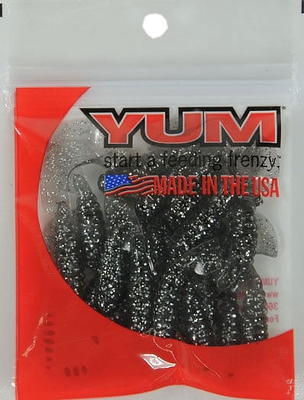 YUM Grub Soft Plastic 2 Smoke Silver Flake 18 Count - Yahoo Shopping