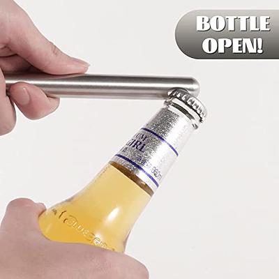poevic Beer Chiller Sticks for Bottles with Bottle Opener, 2 Pc. Set,  Reusable Freezer Safe Chilling Rods, BPA Free Stainless Steel, Chill Drinks  Fast, Unique Birthday, for Dad, Boyfriend - Yahoo Shopping