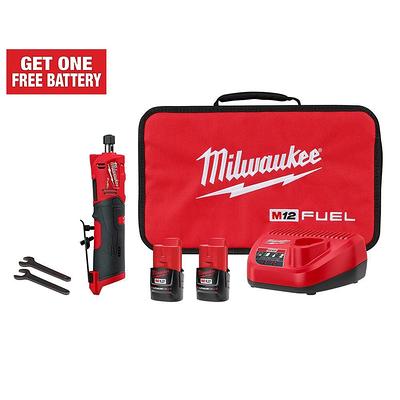 Milwaukee M12 FUEL Cordless 1/4in. Right Angle Die Grinder, Tool