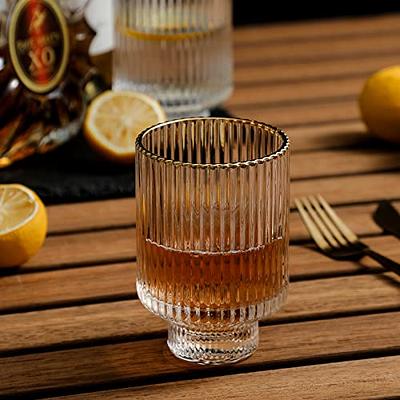 Vikko Drinking Glasses, 12 Oz Drinking Glasses Set of 12, Crystal Clear  Glass Cups for Water