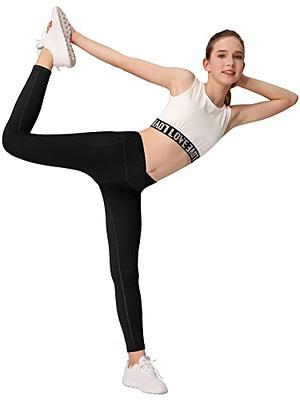 AENLLEY Girl V-Cut Legging with Pockets for Exercise Casual-Crossover Tummy  Control Stretchy Pants 4 Pack - Yahoo Shopping