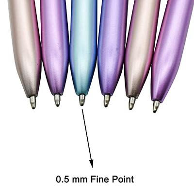 Maydahui 24PCS Big Diamond Ballpoint Pens Colorful Crystal Quicksand Pen  Retractable Bling Rhinestones Metal Pen Black Ink for School Party Home -  Yahoo Shopping
