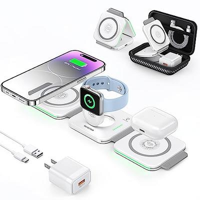 MURPISO 3 in 1 Charging Station for Apple,Magnetic Foldable Charger for  Travel,Wireless Charger Pad for iPhone 15/14/13/12/Pro/Max/Mini,AirPods  Wireless/Pro,iWatch Ultra/SE/9/8/7/6/5/4/3/2 - Yahoo Shopping