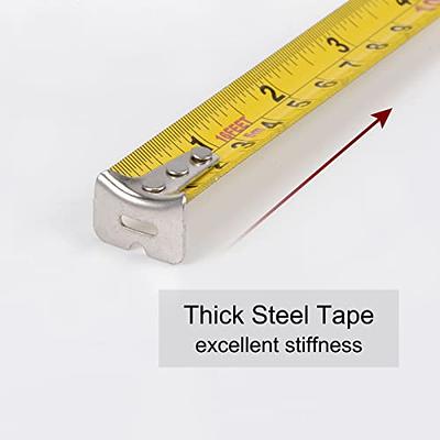 Measuring Tape Measure 5M Steel Measurement Tape 25mm Wide, Green ABS Shell