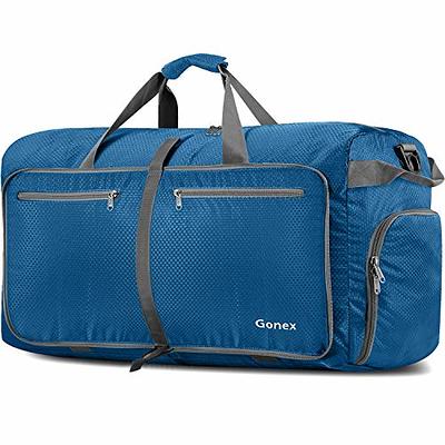 Travel Duffle Bags for Men Weekender Over Night Carry On Bag Lightweight Extra Large Duffel Gym Sturdy Luggage Water-Proof for Women (Blue)