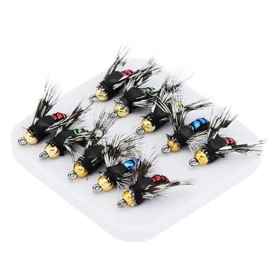 10pcs/Pack Fly Fishing Lures Assorted Wet Flies Trout Fishing