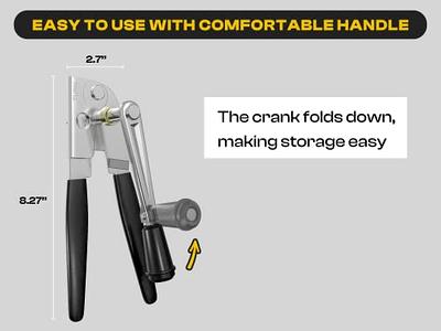 Heavy Duty Stainless Steel Smooth Edge Manual Hand Held Can Opener