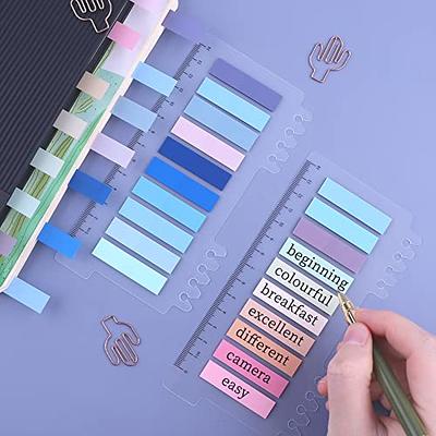 Golcellia 300 Pcs, Transparent Sticky Notes, Page Markers, Book Tabs, Sticky Tabs, Page Tabs, Label Stickers, Pop Up Index Tabs, Tabs Flags Stickers