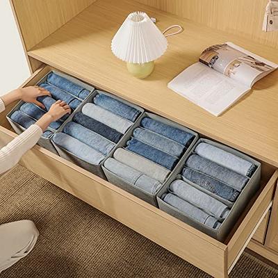 6 Grids Washable Wardrobe Clothes Organizer, Jeans