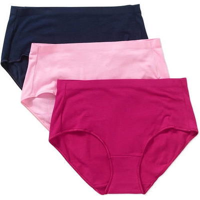 Women's Cotton Stretch Bikini Underwear - Auden Cherry Red L 1 ct