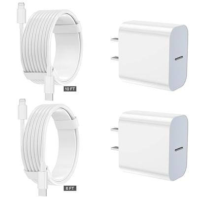 Fast iPhone Charger, 20W USB Type C Wall Charger with 3.3ft Cable Cord  Compatible with iPhone 13 12 11 X 