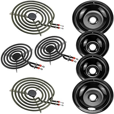 Porcelain Burner Drip Pan Cooktop Set & MP22YA Electric Range Burner  Element Unit Set Replacement - Compatible with Whirlpool Electric Range  Stove Top - Yahoo Shopping