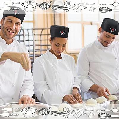 4 Pcs Hibachi Chef Hat Hibachi Chef Costume Accessories Halloween