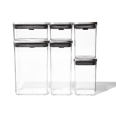 OXO 3-Piece Small Square Short Pop Container Set