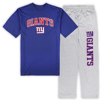 Men's Profile Heather Royal New York Giants Big & Tall Throwback Long Sleeve T-Shirt