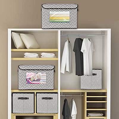 Organizer Boxes Bedroom Lid, Fabric Wardrobe Organizer