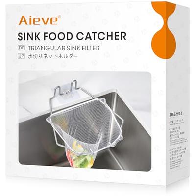 Sink Filter Drain Rack Stainless Steel Kitchen Sink Filter Mesh Bag Stand  Waste Garbage Net Shelf Sink Corner Mesh Strainer