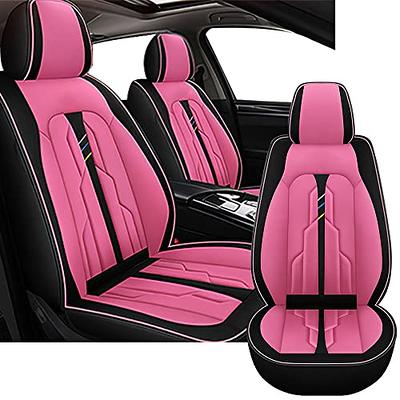 Toopca 2-Pack Leather Car Seat Cushion for Front Seats, Padded Bottom Seat  Cushions Covers with Storage Pockets Anti-Slip and Wrap, Padded Bottom Seat