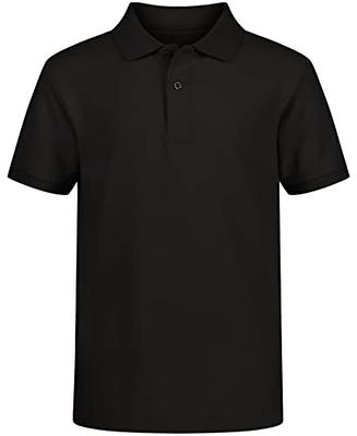 Wonder Nation Young Mens School Uniform Short Sleeve Pique Polo