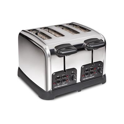 KALORIK 1800-Watt 4-Slice Stainless Steel Wide Slot Toaster TO 46813 SS -  The Home Depot