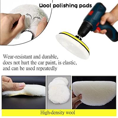 HUADU (5+4pcs Buffing Polishing Pads 6 Inch and Wool Cutting Pad for Drill  Buffer Attachment with Drill Adapter for Car Buffer Polisher Compounding,  Polishing and Waxing - Yahoo Shopping