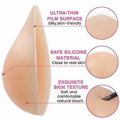 Triangle Silicone Breast Form Mastectomy Prosthesis Concave Bra Enhancer  Inserts (1 Piece)