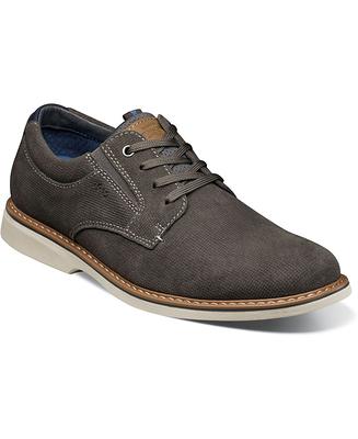 Men's Otto Plain Toe Lace Up Oxford Shoes - Gray - Yahoo Shopping