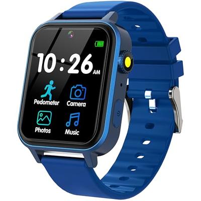 AWEHIRU Kids Smart Watch Girls Boys - Smart Watch for Kids Games Watch with  26 Games Music Player HDCamera Pedometer Alarm Video Flashlight Birthday