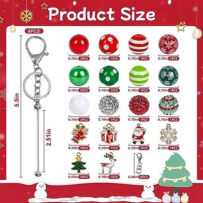 Tondiamo 12 Pcs Beadable Keychain Bars for Beads Blank Keychain