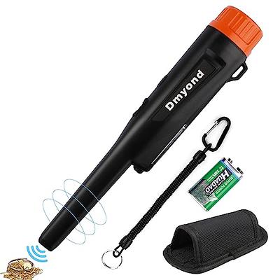 HOMPO Metal Detector Pinpointer - Fully Waterproof Handheld Pin Pointer  Wand, High Accuracy Professional Search Treasure Pinpointing Finder Probe  for