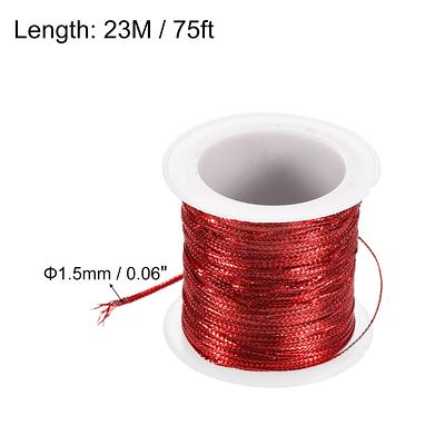 1 Roll Nylon Beading Thread Knotting Cord 0.6mm 50 Yards Satin String,  Sapphire - Yahoo Shopping