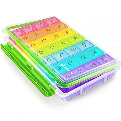 Portable Pill Popper Memory Aid Medication Dose Tracker Reminder