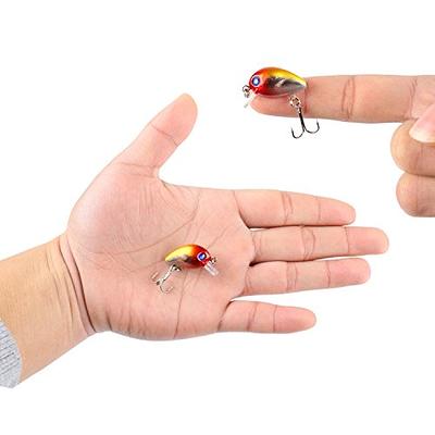 GOANDO Fishing Lures Fishing Gear Tackle Box Fishing Attractants for Bass  Trout Salmon Fishing Accessories Including Spoon Lures Soft Plastic Worms