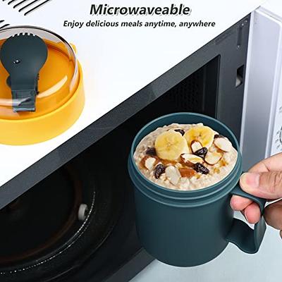 Soup Mug：Microwavable Soup Mug with Lid and Scoop Soup to Go Container Cereal  Cup with Cover for Soups, Noodles, Hot Cereal and More - Yahoo Shopping