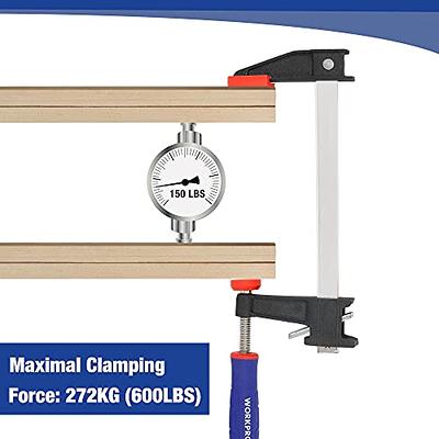 Clutch Style 24 in. Capacity Bar Clamp with Wood Handle and 2-1/2 in.  Throat Depth