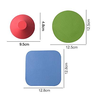 3 Pcs Rubber Jar Opener Gripper Pads, Multi Purpose Jar Bottle Can Lids  Gripper Openers Reusable, for Seniors Weak Hands, Most Bottles, Used as