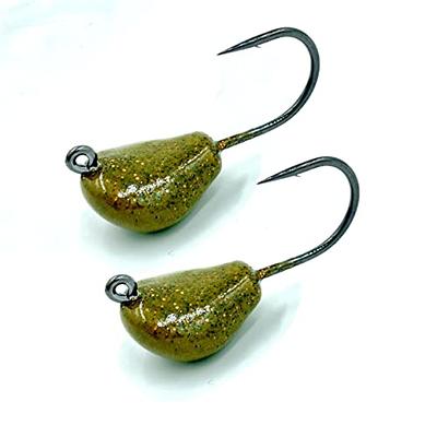 Tautog Jig, Sheepshead Jig, 2 Pack, Standup Style Tog Jig, Ultra Tough  Powder Coat Finish with 2X Hook, 1/2-2oz Sizes, Multiple Colors, Made in  The USA (.75oz, Green Pumpkin) - Yahoo Shopping