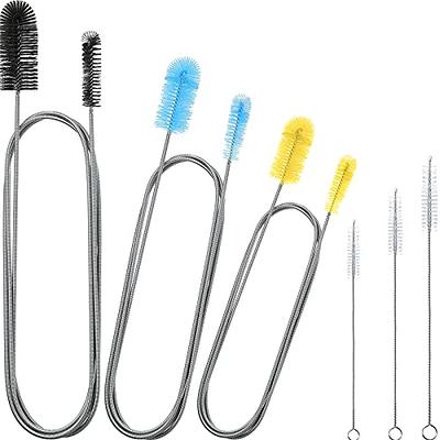 Straws 6-pcs s/s + cleaning brush