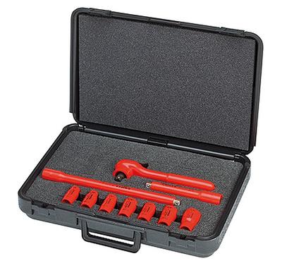 Klein Tools 32-Piece Standard (SAE) 1/4-in Drive 6-point Set Deep