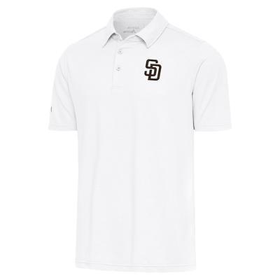 Men's Antigua Heather Gray San Francisco Giants Par Polo