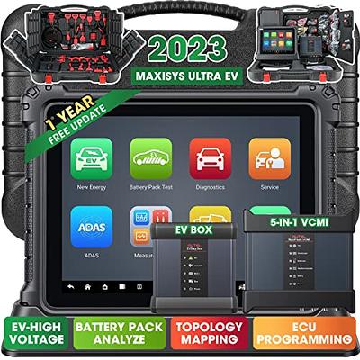 iCarsoft CR Max + Free Screen Protector - Professional Multibrand  Automotive Diagnostic Scanner - Read/Erase Faults Codes - Reset Oil Service  - Coding