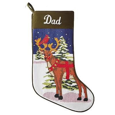 Personalized Needlepoint Stocking Family Stockings Old-fashioned