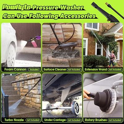 PowRyte Electric Pressure Washer with Hose Reel, Foam Cannon, 4 Different  Pressure Tips, Power Washer, 4000 PSI 2.6 GPM - Yahoo Shopping