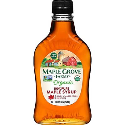 Real Food, Organic Maple Syrup, Grade A, Dark Color, 16 fl oz (473 ml)